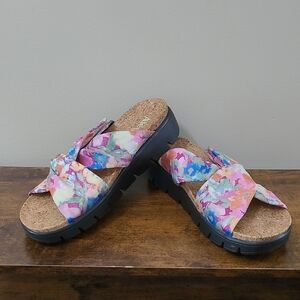 Alegria Colorful Rye Comfort Sandals with Velcro strap closure size EU 39